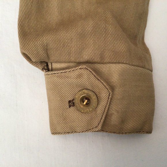 Vintage Western Themed Tan Denim Jacket Bronson of California - - Picture 9 of 14